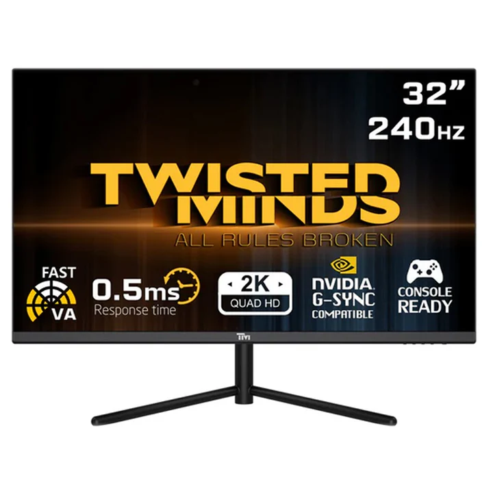 15-3.webp Twisted Minds 32 QHD VA, 240Hz, 0.5ms , HDR, HDMI 2.1 Gaming Monitor - Black - Image 1