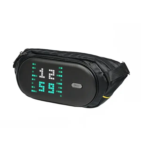 Divoom Pixoo Sling Bag-C With LED Customizable Animation Screen And App Control - Black