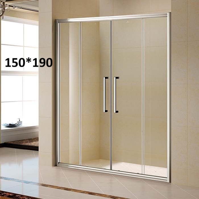 150.jpg SHOWER ENCLOSURE CLEAR GLASS K-813 150*190 - Image 1