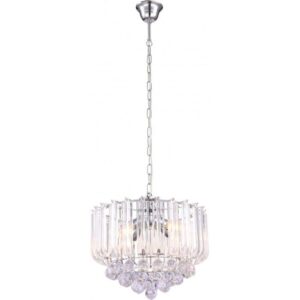 CHANDELIER METAL CHROME 4XE14