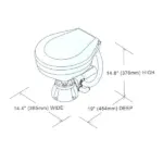 Electric Marine Toilet Large - Image 4