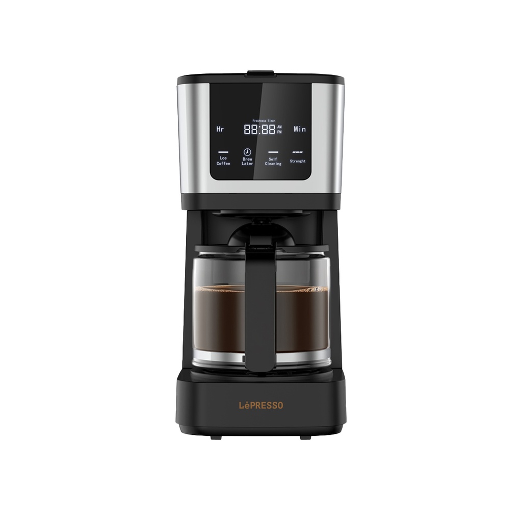 16-10.jpg LePresso Rich Brew Coffee Machine Interactive Touch Display - Black - Image 1