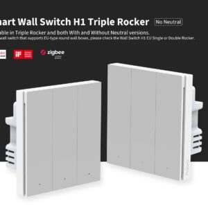 AQARA Smart Wall Swith H1(No Neutral, Triple rocker)