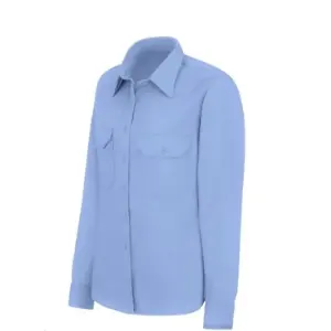 FRC Tecasafe® Shirt, Flame Resistance, CAT1, NFPA 2113, UL-Light Blue