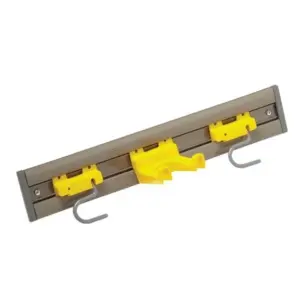 RUBBERMAID CLOSET ORGANIZER AND TOOL HOLDER KIT- GRAY