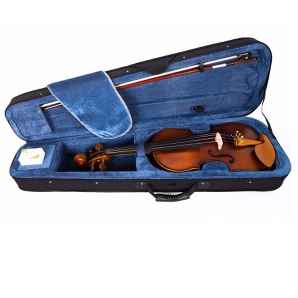 Artland Music Solid Violin Ebony Fingerboard, Brown - GV103H-4/4