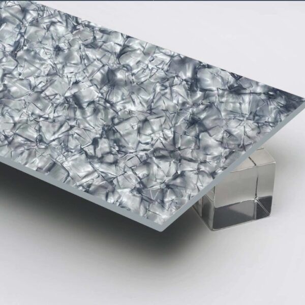 Marble Pattern Acrylic Sheet 3 mm (Light Grey) - (1550 x 620 MM)