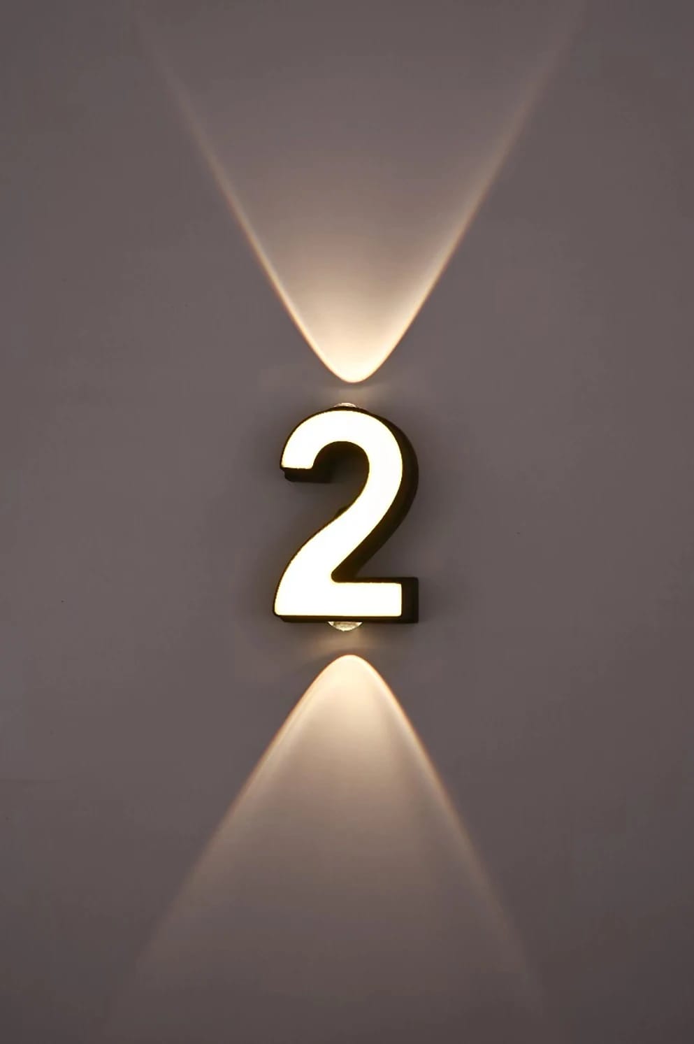2-39.jpg 7W LED Wall Lamp Digit Number Indoor amp Outdoor IP65 Waterproof Modern Minimalism Style - Image 1