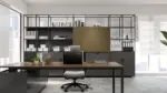 Agile Desk with Credenza Return W2200 x D1800 x H750mm Executive Desks Workstations - Image 6