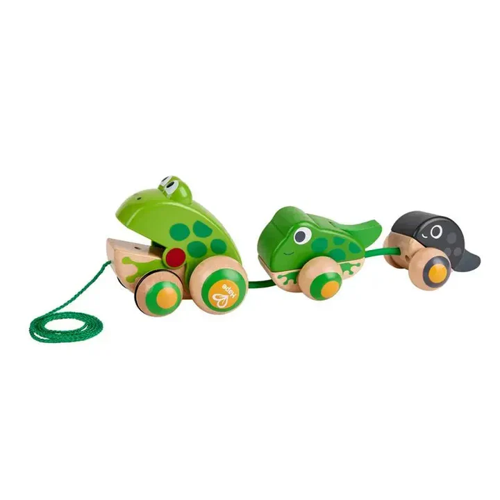 20-7.webp Hape Pull-Along Frog Family - Image 1