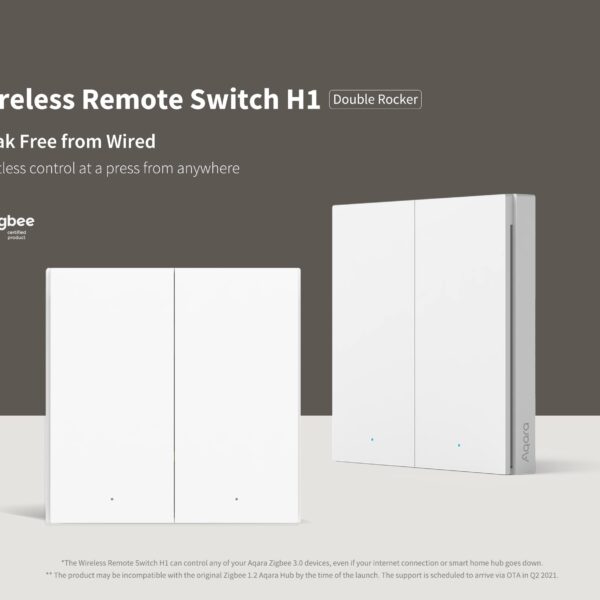 AQARA Wireless Remote Switch H1(Double Rocker)