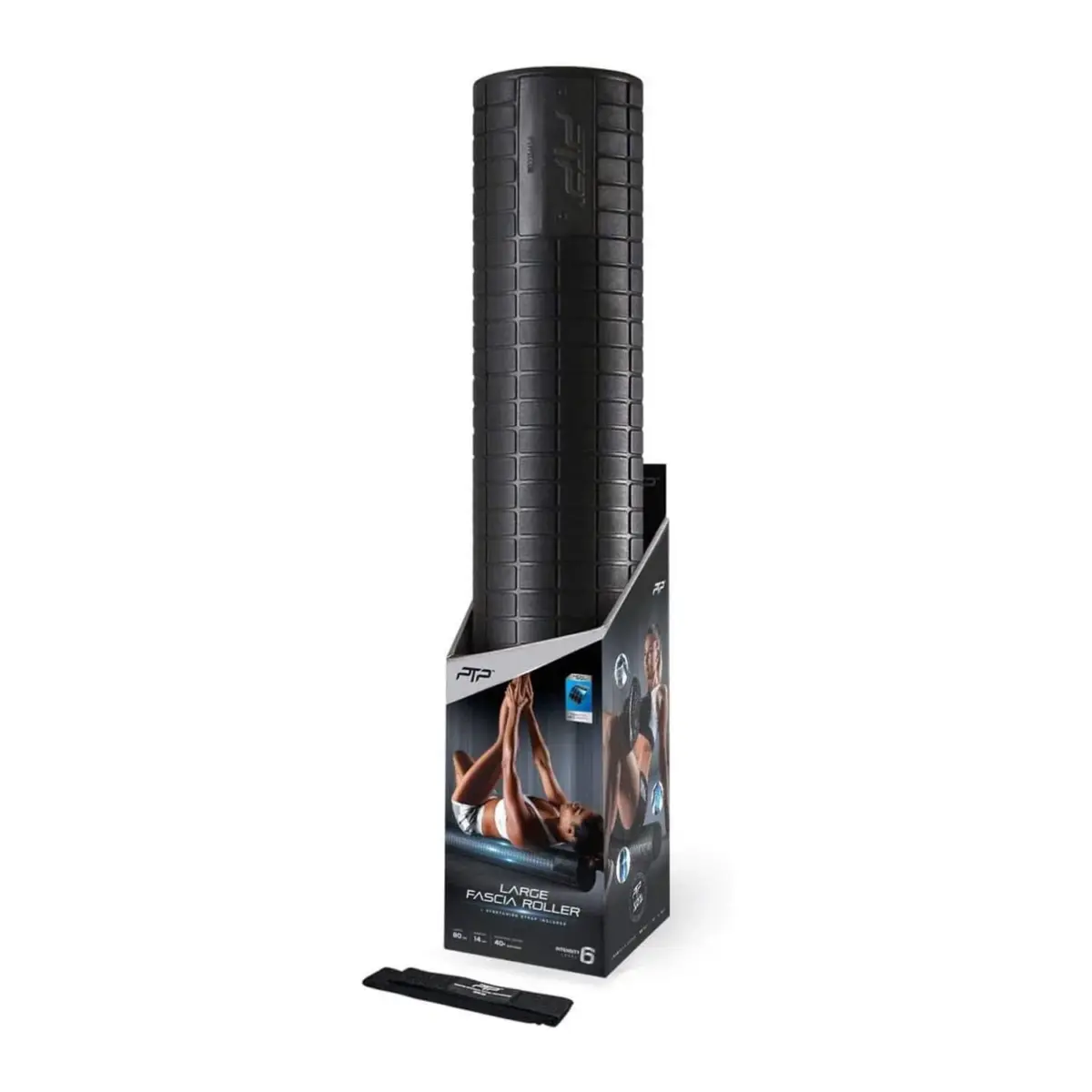 21-2-1.webp PTP Fascial Release Roller (100 cm) - Black - Image 1