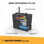 Engino Creative Builder Tall Crane Machinery Motorized Set - Image 2