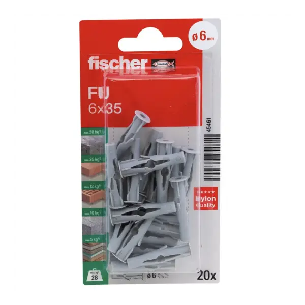 FISHCHER FU 6X35 K NV PLUG 20PCS