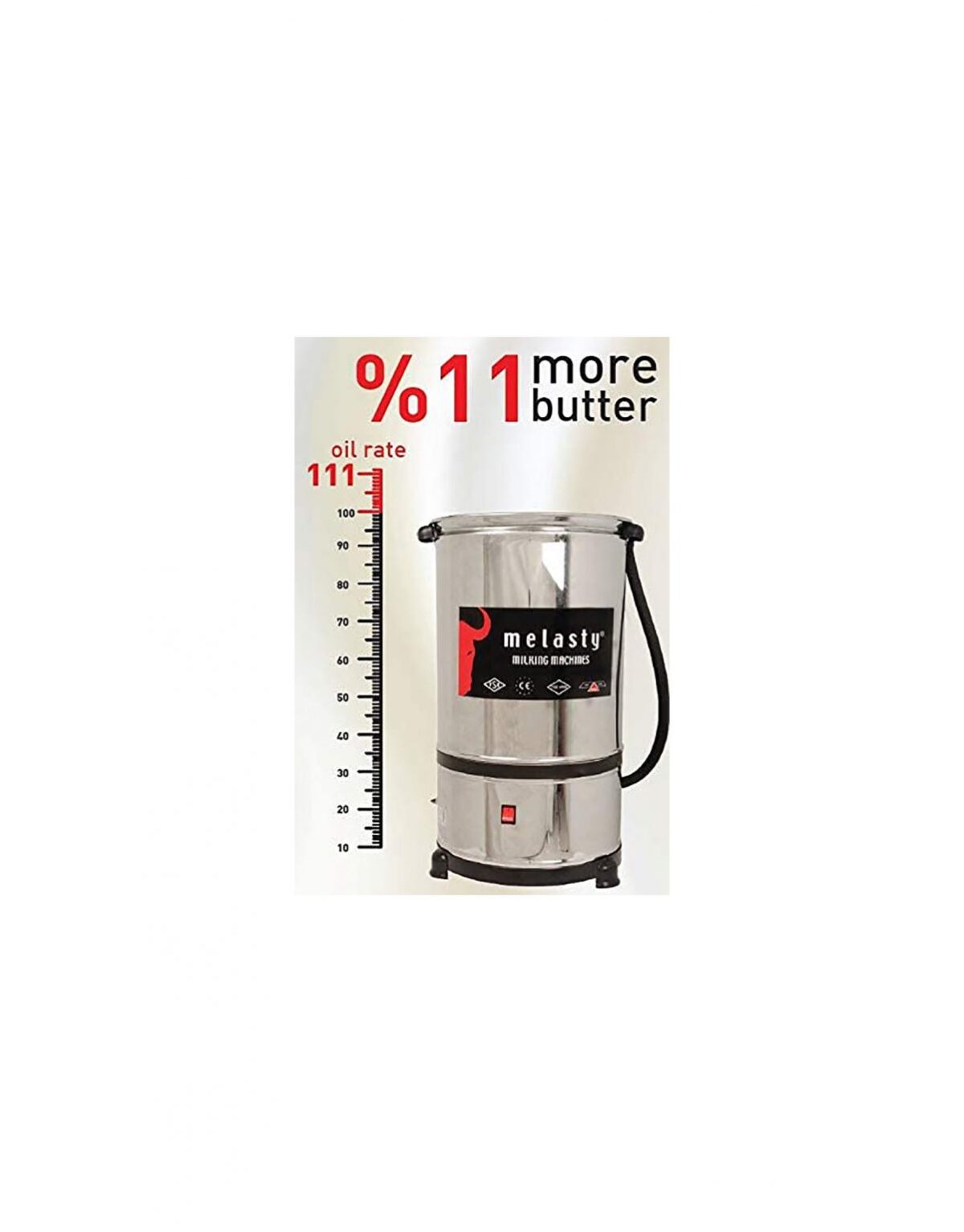 24-4.jpg Melasty Stainless Steel Electric Butter Churning Machine, Butter Extraction Machine, 20 Litre Capacity (Made in Turkey) - Image 1