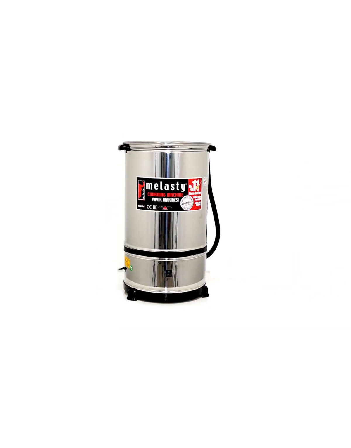 Melasty Stainless Steel Electric Butter Churning Machine, Butter Extraction Machine, 40 Liter Capacity (Made in Turkey) - Image 1