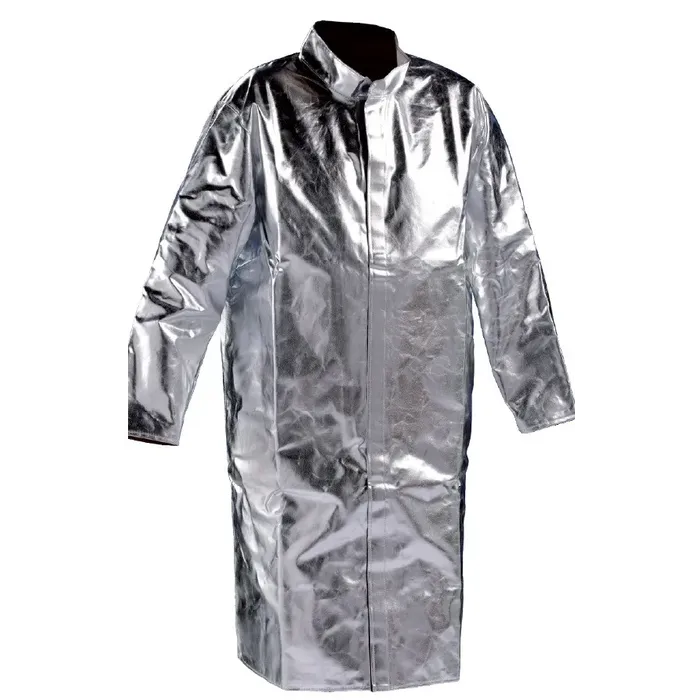 26-1-2.webp JUTEC Heat Protection Coat, Made of Preox-Aramid Fabric (KA-2), Aluminised - HSM130KA-2 - Image 1