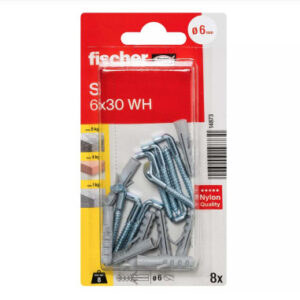 FISHCHER BLISTER S-6 AK PLUG + L HOOK 8PCS