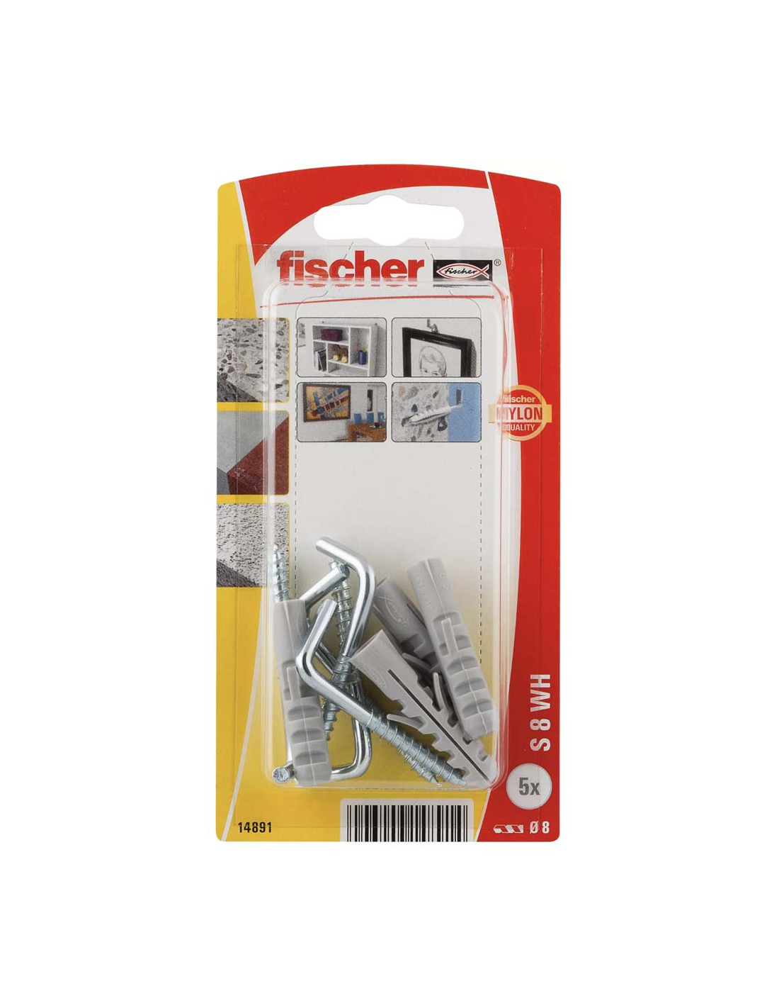 27-8.jpg FISHCHER BLISTER S-8 AK PLUG + L HOOK 5PCS - Image 1