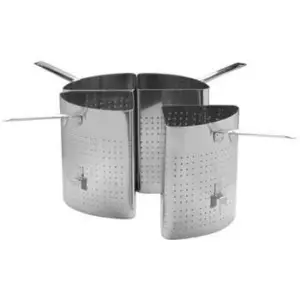 S/S PASTA COOKER, SET OF 4 PCS, price per PCS Size: 40x26 cm