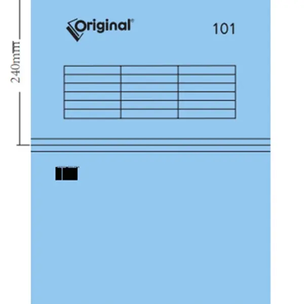 Original®-Economy 101 Solid color telescopic folder Two hanging poles Each box 50 pieces