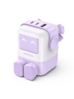 Wall Charger 65W 3-Port GaN Purple