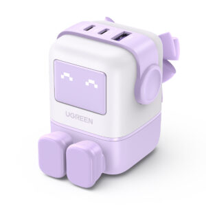 Wall Charger 65W 3-Port GaN Purple