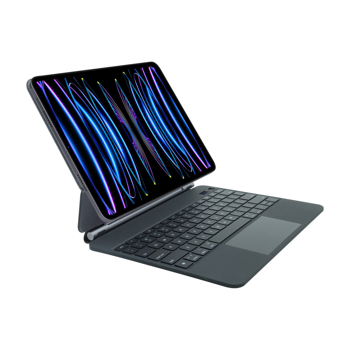 Arabic layout Magic keyboard case with LED power display - Image 2
