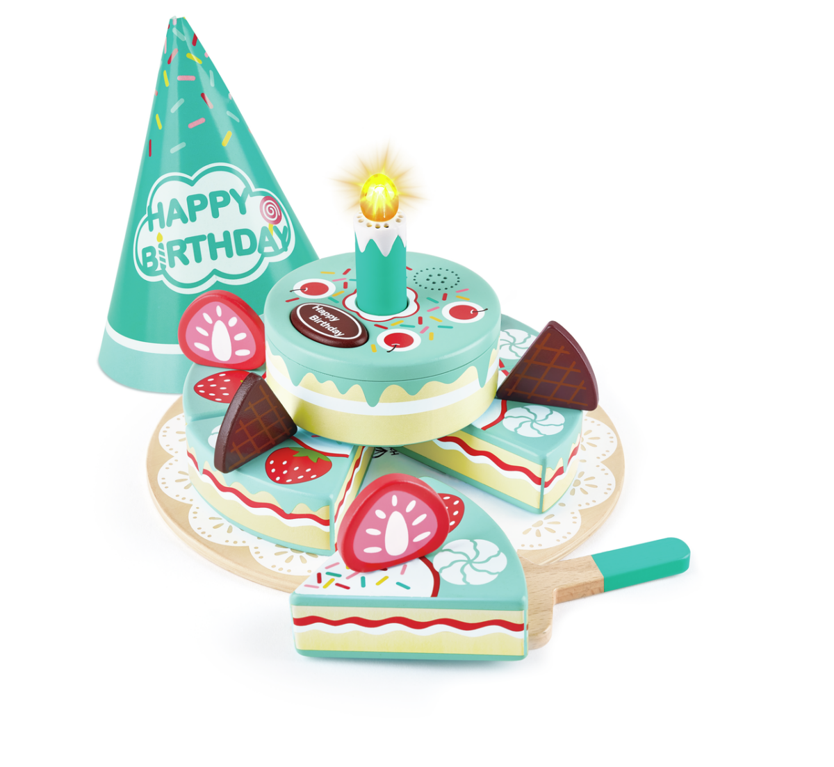 Hape Interactive Happy Birthday Cake - Image 1