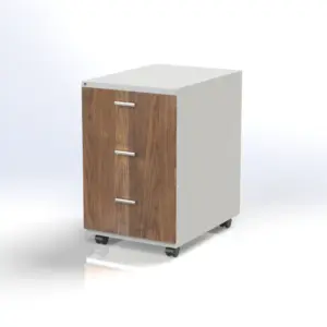 Flow Mobile Pedestal 3D W400 x D600 x H565mm