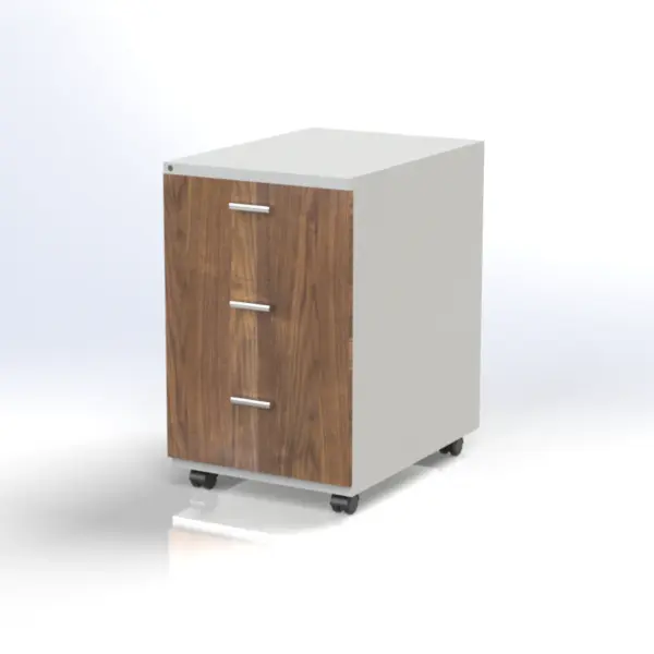Flow Mobile Pedestal 3D W400 x D600 x H565mm