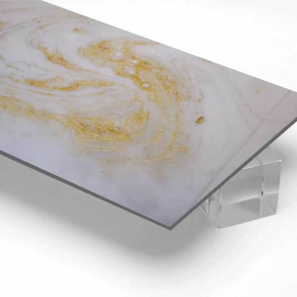 UV Coated High Glossy 3D printed Decorative Marble Sheet - 3MM
