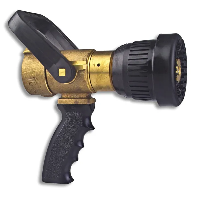 3-3-3.webp AKRON 1 1/2'' Brass Fog Nozzle with Pistol Grip - 3019 - Image 1