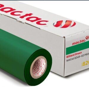 Mactac MACal 8249-02 PRO Billiard Green – Monomeric Film for Indoor & Outdoor Graphics