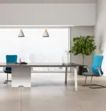 Noqi "A" Meeting Table (5 Sizes) W2400 x D1200 x H750mm Meeting & Conference Mixed Used Tables - Image 2