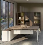 Noqi "U" Executive Desk with Credenza W1800 x D1300 x H750mm Executive Desks Workstations - Image 2
