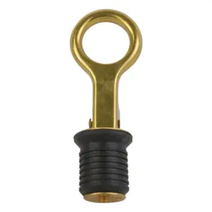 Brass Snap Handle Drain plug