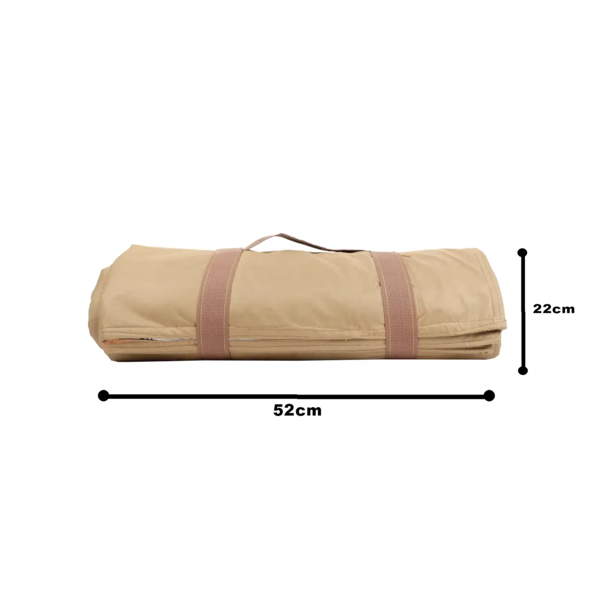 Camping Mat with Fire Hole 2*3m - Diala Off-White - Image 2