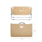 Camouflage Double Camping Chair - Khaki - Image 2