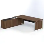 Elite Desk with Credenza Return W2200 x D2100 x H750mm Executive Desks - Image 3