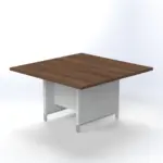 Linea Due Square Meeting Table W1400 x D1400 x H750mm Meeting & Conference - Image 3