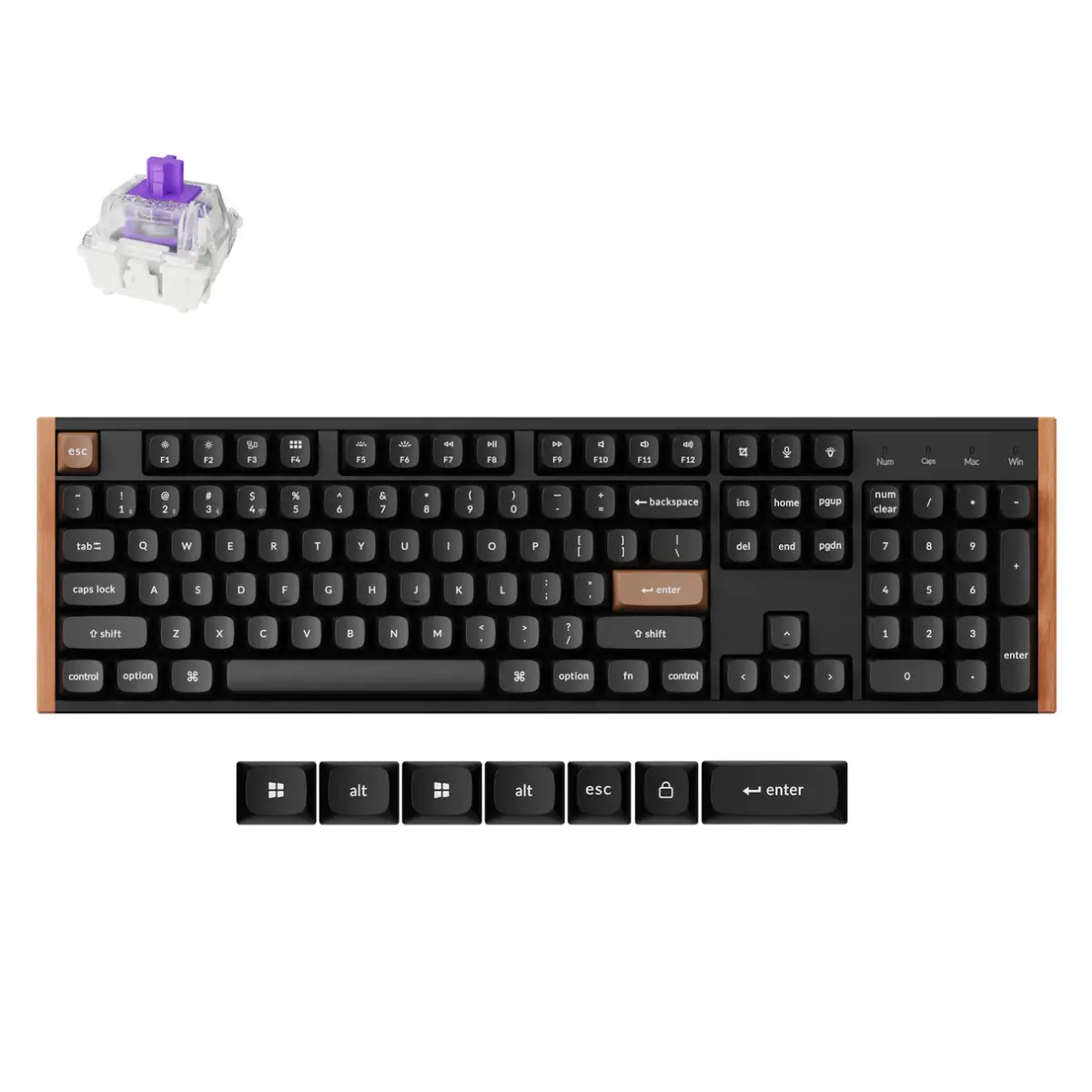 Keychron K10 HE Wireless Magnetic Switch Custom Keyboard - Image 1