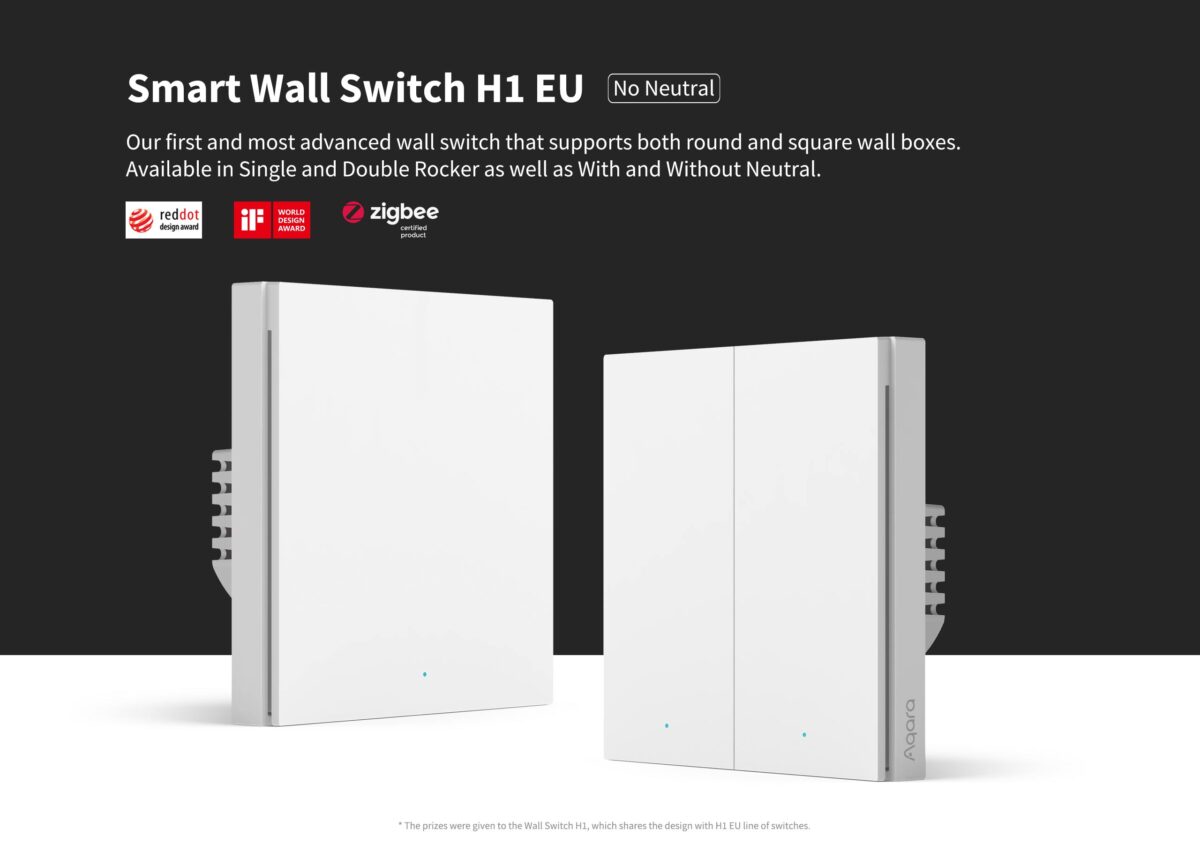 30-1-2.jpg AQARA Smart Wall Switch H1(No Neutral, Double Rocker) - Image 1