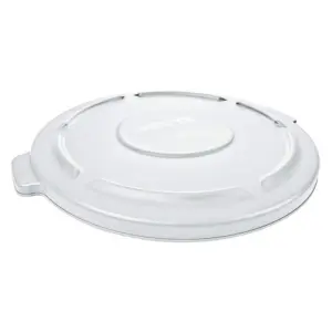 RUBBERMAID BRUTE LID FOR 32 GALLON ROUND TRASH CAN - WHITE