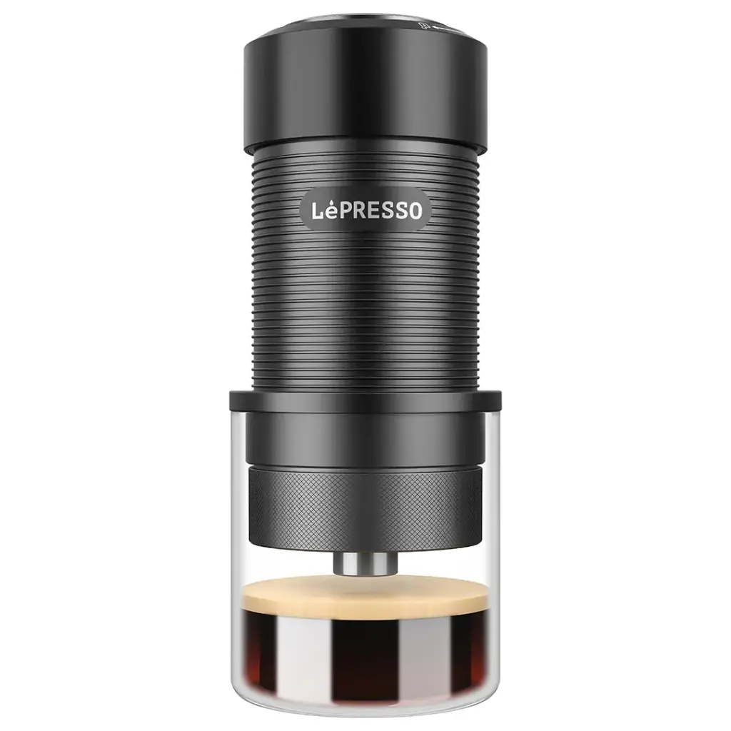 32-1-1.webp Lepresso Hand Press Espresso Maker - Black - Image 1