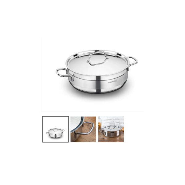 A1022 ALFA LOW CASSEROLE 24X8CM-3.5 LTR