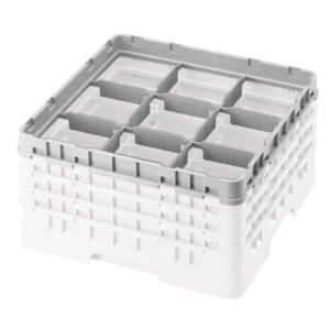 CAMBRO, HALF DROP EXTENDER FULL SIZE 9 COMPARTMENT- SOFT GRAY