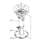 Adjustable Seat Pedestal with Swivel - Image 4