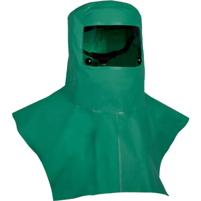 37-4.webp DELTAPLUS Chemical Protective Hood (Balaclava), Green - HO600 - Image 1