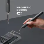 Xiaomi Electric Precision Screwdriver (Gray) – USB-C, LED Light, Precision Bits - Image 4